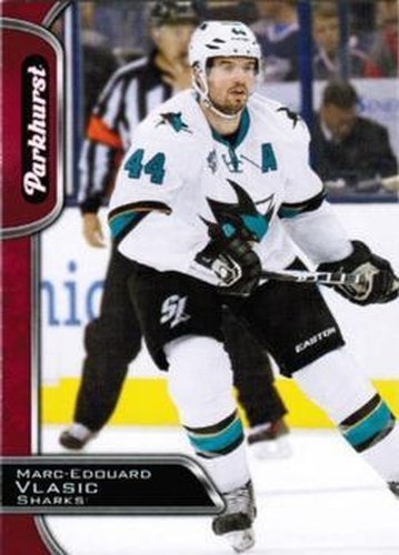 #262 Marc-Edouard Vlasic - San Jose Sharks - 2016-17 Parkhurst - Red Hockey