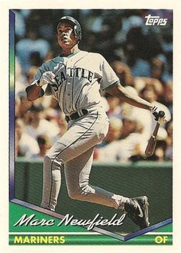 #262 Marc Newfield - Seattle Mariners - 1994 Topps Baseball