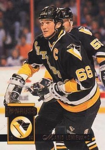 #262 Mario Lemieux - Pittsburgh Penguins - 1993-94 Donruss Hockey