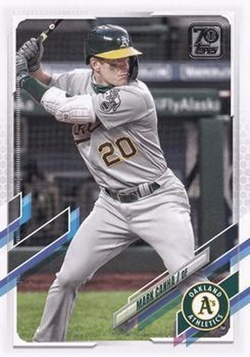 #262 Mark Canha - Oakland Athletics - 2021 Topps Baseball