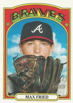 #262 Max Fried - Atlanta Braves - 2021 Topps Heritage Baseball