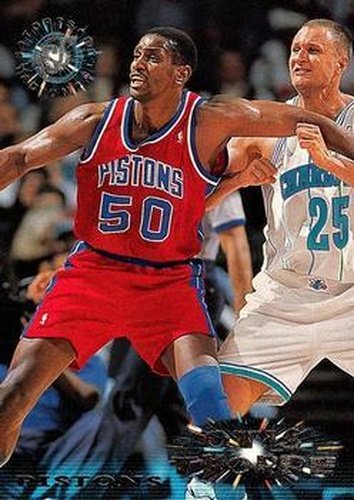 #262 Otis Thorpe - Detroit Pistons - 1995-96 Stadium Club Basketball