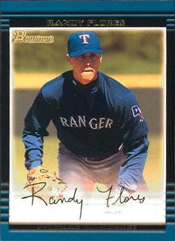 #262 Randy Flores - Texas Rangers - 2002 Bowman Baseball