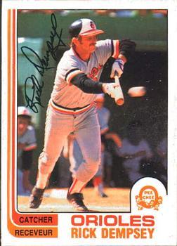 #262 Rick Dempsey - Baltimore Orioles - 1982 O-Pee-Chee Baseball