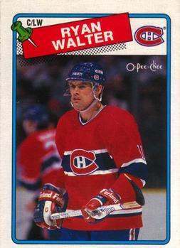 #262 Ryan Walter - Montreal Canadiens - 1988-89 O-Pee-Chee Hockey