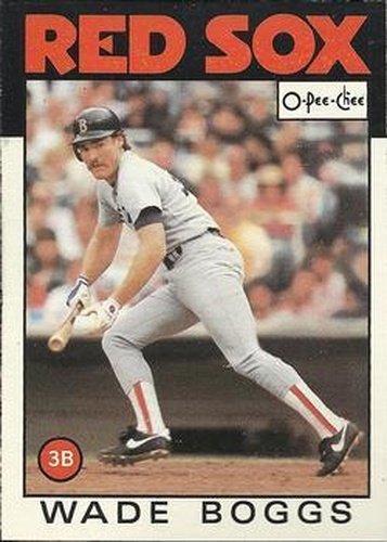 #262 Wade Boggs - Boston Red Sox - 1986 O-Pee-Chee Baseball