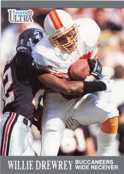 #262 Willie Drewrey - Tampa Bay Buccaneers - 1991 Ultra Football