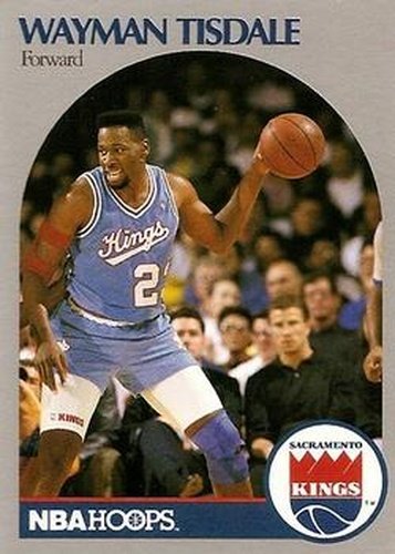 #262 Wayman Tisdale - Sacramento Kings - 1990-91 Hoops Basketball