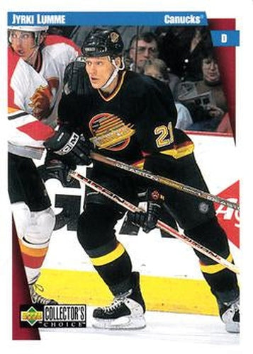 #262 Jyrki Lumme - Vancouver Canucks - 1997-98 Collector's Choice Hockey