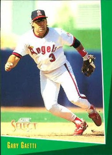 #262 Gary Gaetti - California Angels - 1993 Select Baseball