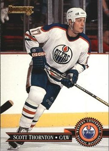 #262 Scott Thornton - Edmonton Oilers - 1995-96 Donruss Hockey