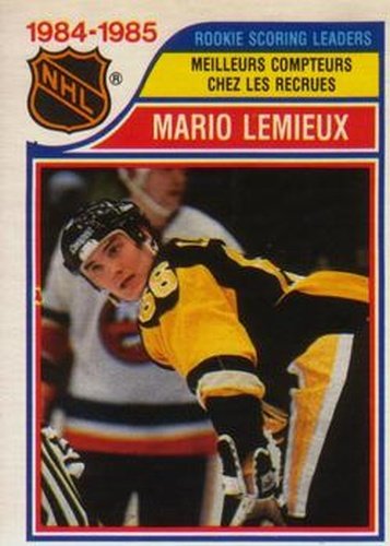 #262 Mario Lemieux - Pittsburgh Penguins - 1985-86 O-Pee-Chee Hockey