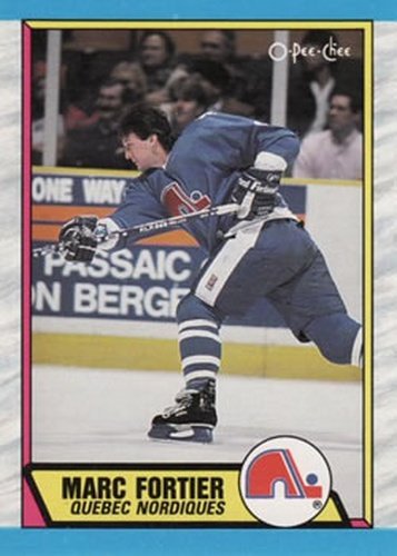 #262 Marc Fortier - Quebec Nordiques - 1989-90 O-Pee-Chee Hockey