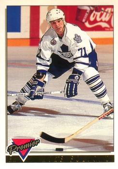 #262 Mike Foligno - Toronto Maple Leafs - 1993-94 O-Pee-Chee Premier Hockey - Gold