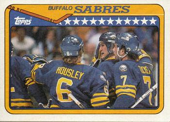 #262 Buffalo Sabres - Buffalo Sabres - 1990-91 Topps Hockey