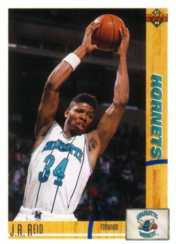 #262 J.R. Reid - Charlotte Hornets - 1991-92 Upper Deck Basketball