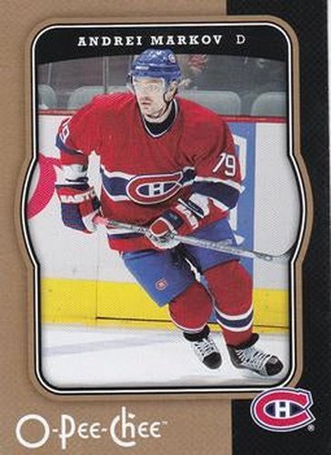 #262 Andrei Markov - Montreal Canadiens - 2007-08 O-Pee-Chee Hockey