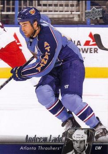 #262 Andrew Ladd - Atlanta Thrashers - 2010-11 Upper Deck Hockey