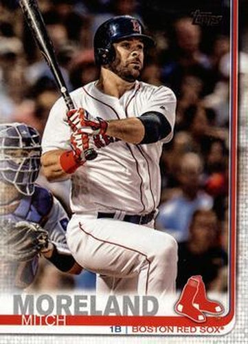 #262a Mitch Moreland - Boston Red Sox - 2019 Topps Baseball