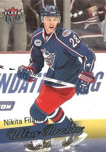 #263 Nikita Filatov - Columbus Blue Jackets - 2008-09 Ultra Hockey