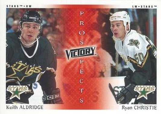 #263 Keith Aldridge / Ryan Christie - Dallas Stars - 2000-01 Upper Deck Victory Hockey