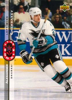 #263 Alexander Cherbayev - San Jose Sharks - 1994-95 Upper Deck Hockey