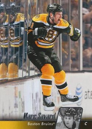 #263 Marc Savard - Boston Bruins - 2010-11 Upper Deck Hockey