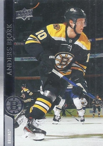 #263 Anders Bjork - Boston Bruins - 2020-21 Upper Deck Hockey