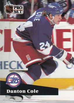 #263 Danton Cole - 1991-92 Pro Set Hockey