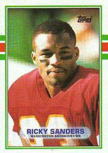 #263 Ricky Sanders - Washington Redskins - 1989 Topps Football