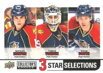#263 Tomas Vokoun / Nathan Horton / David Booth - Florida Panthers - 2008-09 Collector's Choice Hockey