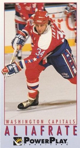 #263 Al Iafrate - Washington Capitals - 1993-94 Fleer PowerPlay Hockey
