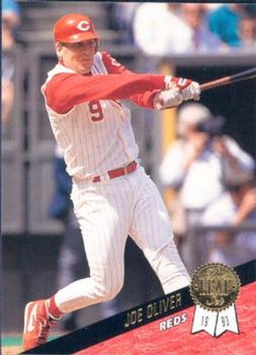 #263 Joe Oliver - Cincinnati Reds - 1993 Leaf Baseball