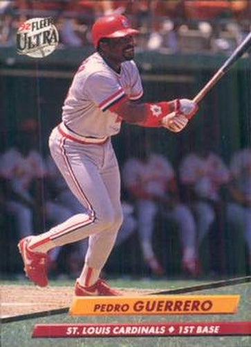 #263 Pedro Guerrero - St. Louis Cardinals - 1992 Ultra Baseball