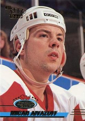 #263 Micah Aivazoff - Detroit Red Wings - 1993-94 Stadium Club Hockey