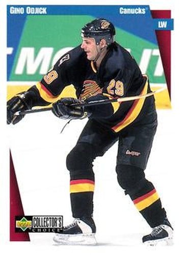 #263 Gino Odjick - Vancouver Canucks - 1997-98 Collector's Choice Hockey