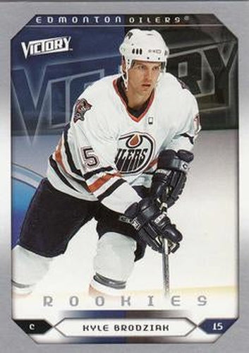 #263 Kyle Brodziak - Edmonton Oilers - 2005-06 Upper Deck Victory Hockey