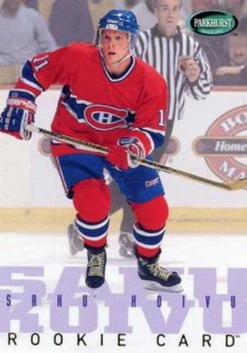 #263 Saku Koivu - Montreal Canadiens - 1995-96 Parkhurst International Hockey