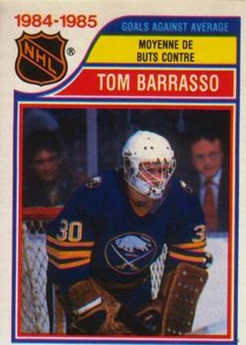 #263 Tom Barrasso - Buffalo Sabres - 1985-86 O-Pee-Chee Hockey