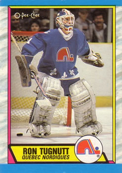 #263 Ron Tugnutt - Quebec Nordiques - 1989-90 O-Pee-Chee Hockey