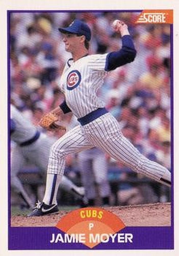 #263 Jamie Moyer - Chicago Cubs - 1989 Score Baseball