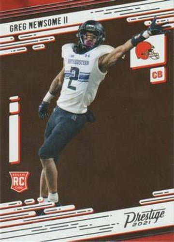 #263 Greg Newsome II - Cleveland Browns - 2021 Panini Prestige Football