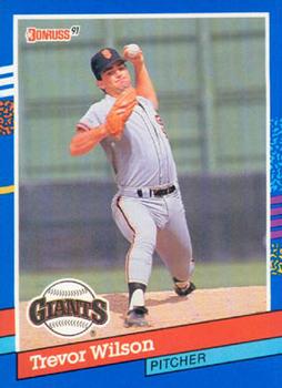 #263 Trevor Wilson - San Francisco Giants - 1991 Donruss Baseball