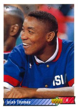 #263 Isiah Thomas - Detroit Pistons - 1992-93 Upper Deck Basketball