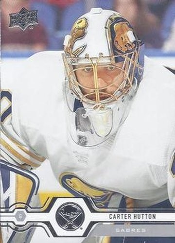 #263 Carter Hutton - Buffalo Sabres - 2019-20 Upper Deck Hockey