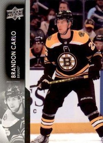 #263 Brandon Carlo - Boston Bruins - 2021-22 Upper Deck Hockey