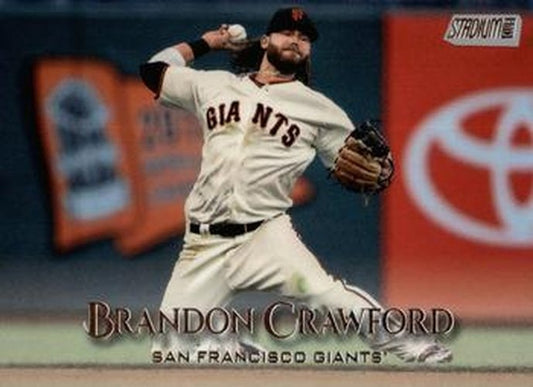 #263 Brandon Crawford - San Francisco Giants - 2019 Stadium Club Baseball