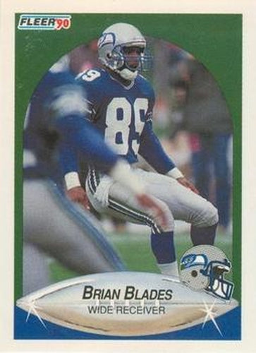 #263 Brian Blades - Seattle Seahawks - 1990 Fleer Football