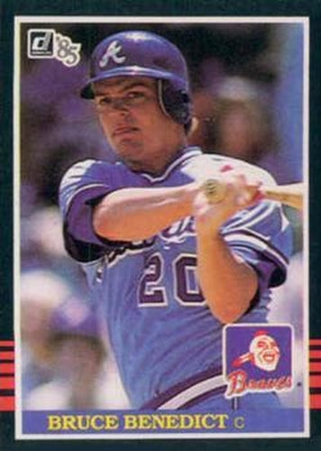 #263 Bruce Benedict - Atlanta Braves - 1985 Donruss Baseball