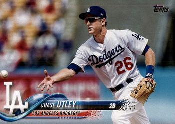 #263 Chase Utley - Los Angeles Dodgers - 2018 Topps Baseball